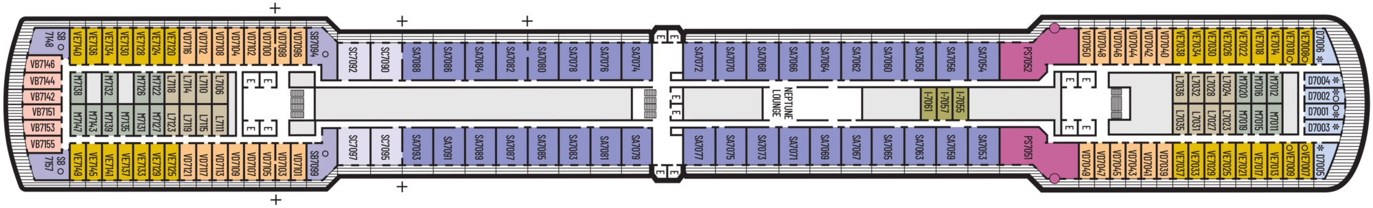 Deck 7 - Rotterdam plan